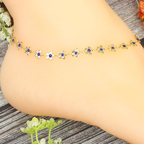 "Elegant Handmade Anklet – Delicate Jewelry for Women, MAR091166 - Picture 2 of 10